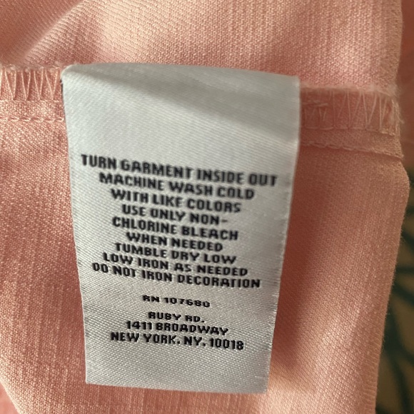 Ruby Rd. Pink Jacket w/ jeweled neck; sz. 10 - Picture 6 of 7